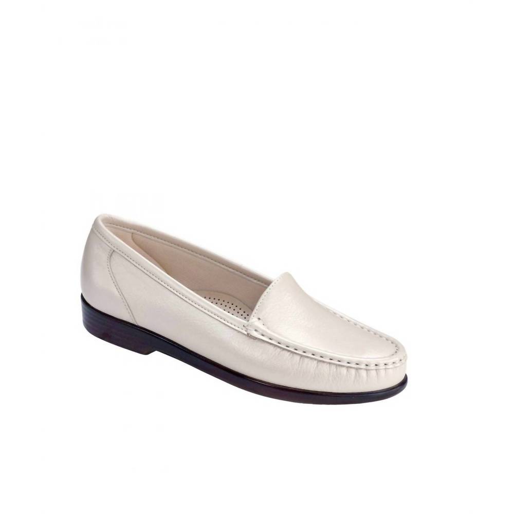 NEW SAS women's simplify shoes - wide in pearl bone